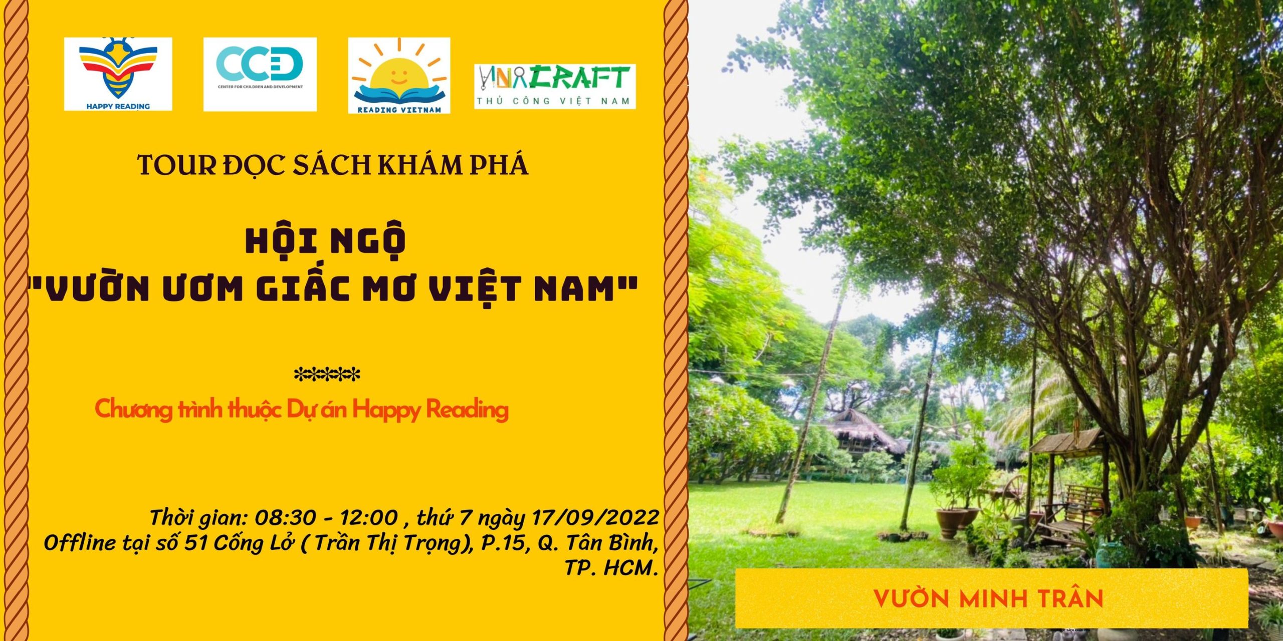 Tour đọc sách khám phá: Hội ngộ "Vườn ươm giấc mơ Việt Nam"