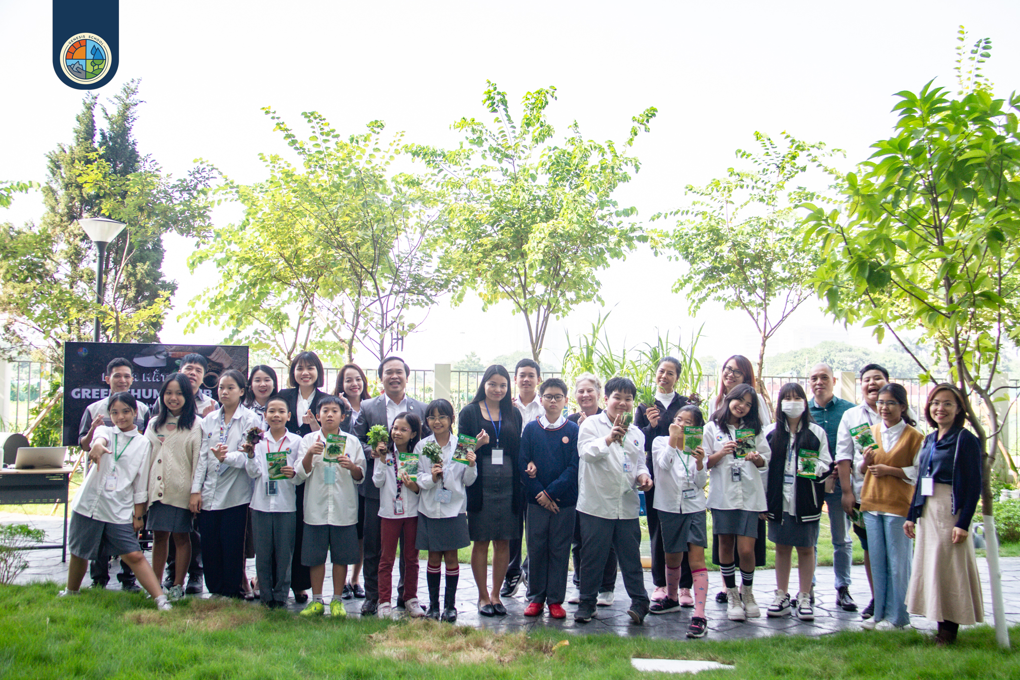 CCD tham dự chương trình ra mắt CLB làm vườn và khởi động dự án "Cải tạo vườn trường sinh thái đô thị" tại trường GENESIS Hà Nội